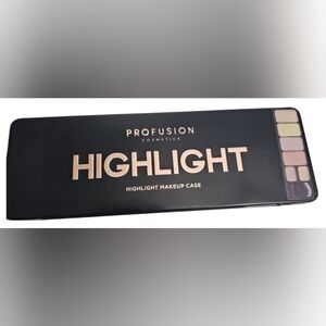 Profusion Cosmetics Highlight Palette - Black with‎ Gold Accents